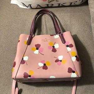 Kate spade handbag- pink floral print